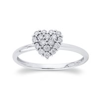 Anello Bliss Donna Bl rugiada pave' in Oro bianco Diamante 20111457